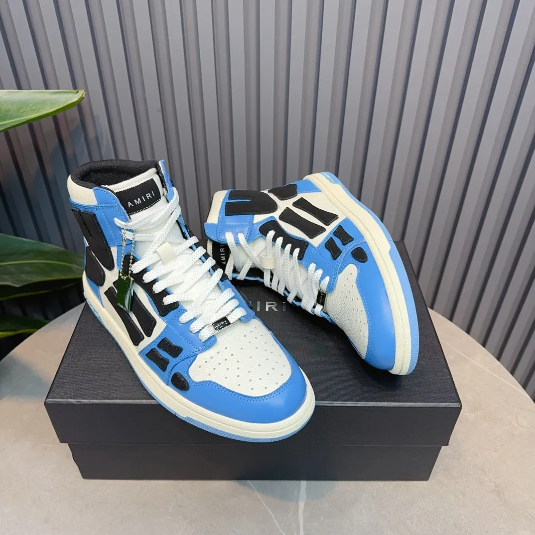 Men's shoes💰620💰 AMIRI AMIRI trendy brand hot sale🔥 Available all year round✅Couples💑 Official website synchronization Imported fabrics 1⃣️ratio 1⃣️Re-engraved, original factory special original sole, 35-45 (38.45. Non-refundable)